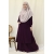 Amna Blouse - Eggplant